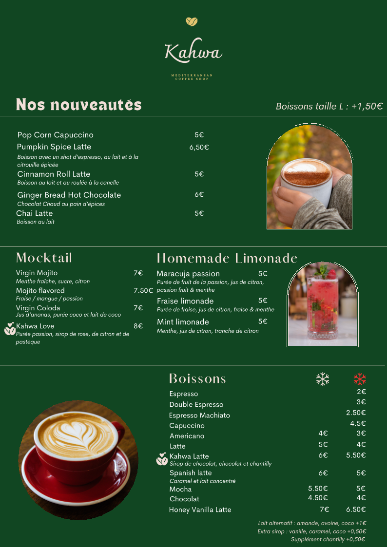 Menu Kahwa Mediterranean Coffee Shop-2